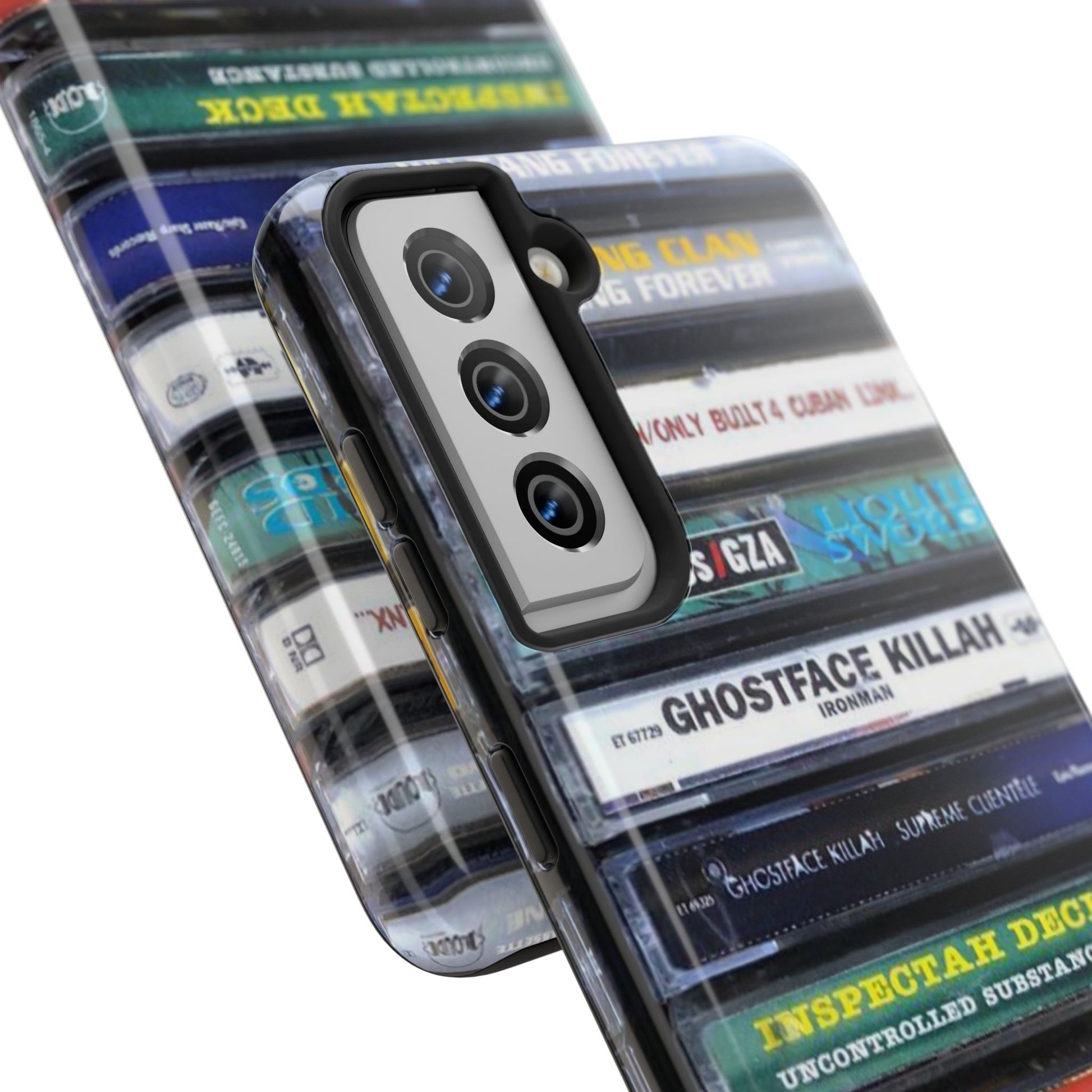 Hip Hop Music Cassette Phone Case | Tough Phone Covers for Music Lovers, Wu solo albums Gifts, Rap Phone Accessories