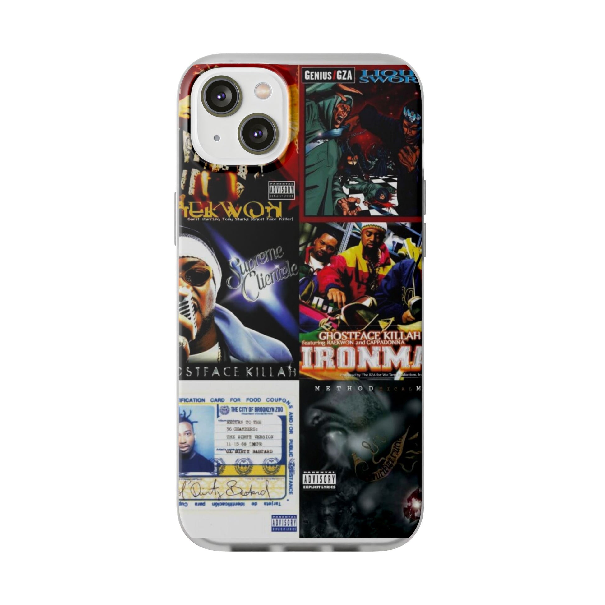Hip-Hop Album Art Flexi Cases | Unique Phone Case, Music Lover Gift, Wu Tang Stylish Accessories, Personalized Phone Cover, Urban Culture Decor