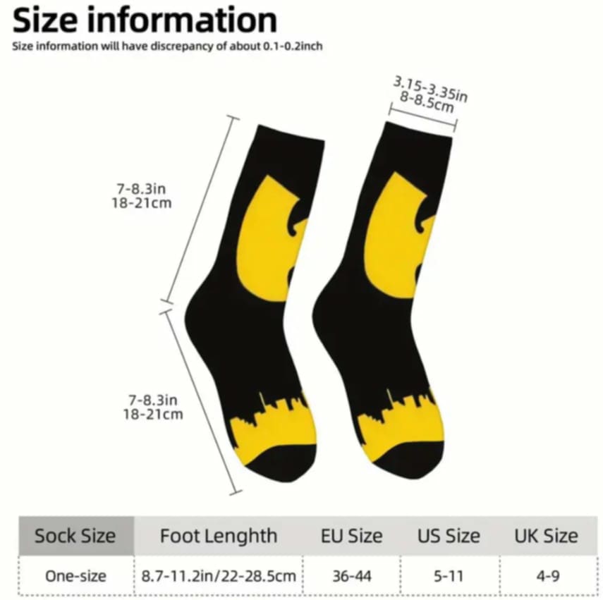 Wu Tang Clan socks - Hip hop style - Rap socks