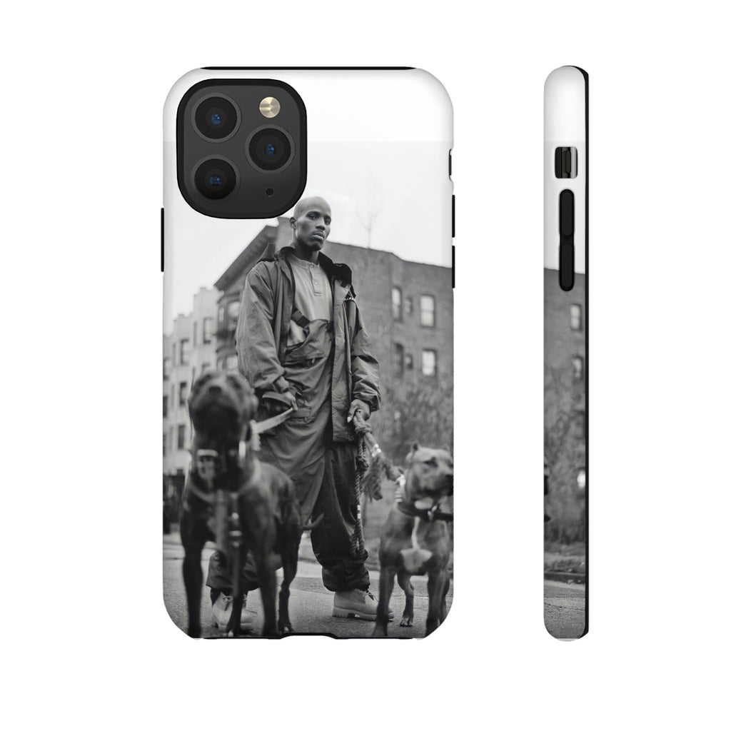 Black & White DMX Tough Phone Case, Urban Style Cover, Pet Lover Gift, Trendy Cell Phone Accessory, Durable Protection