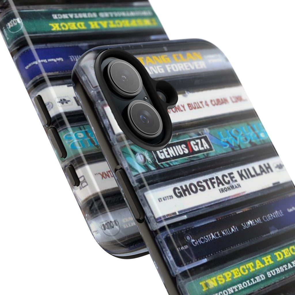 Hip Hop Music Cassette Phone Case | Tough Phone Covers for Music Lovers, Wu solo albums Gifts, Rap Phone Accessories