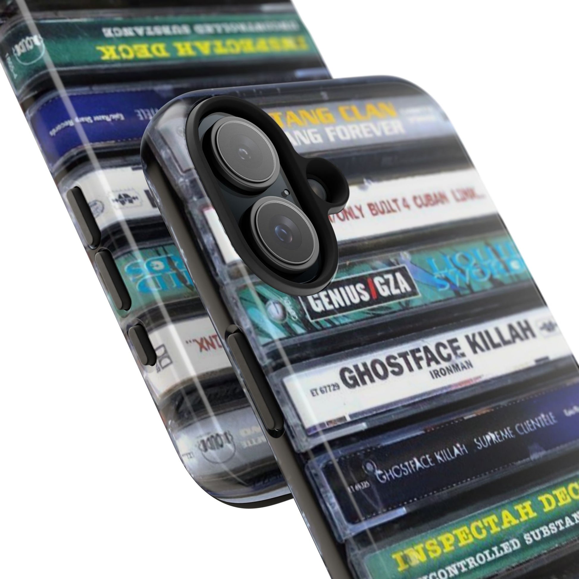 Hip Hop Music Cassette Phone Case | Tough Phone Covers for Music Lovers, Wu solo albums Gifts, Rap Phone Accessories