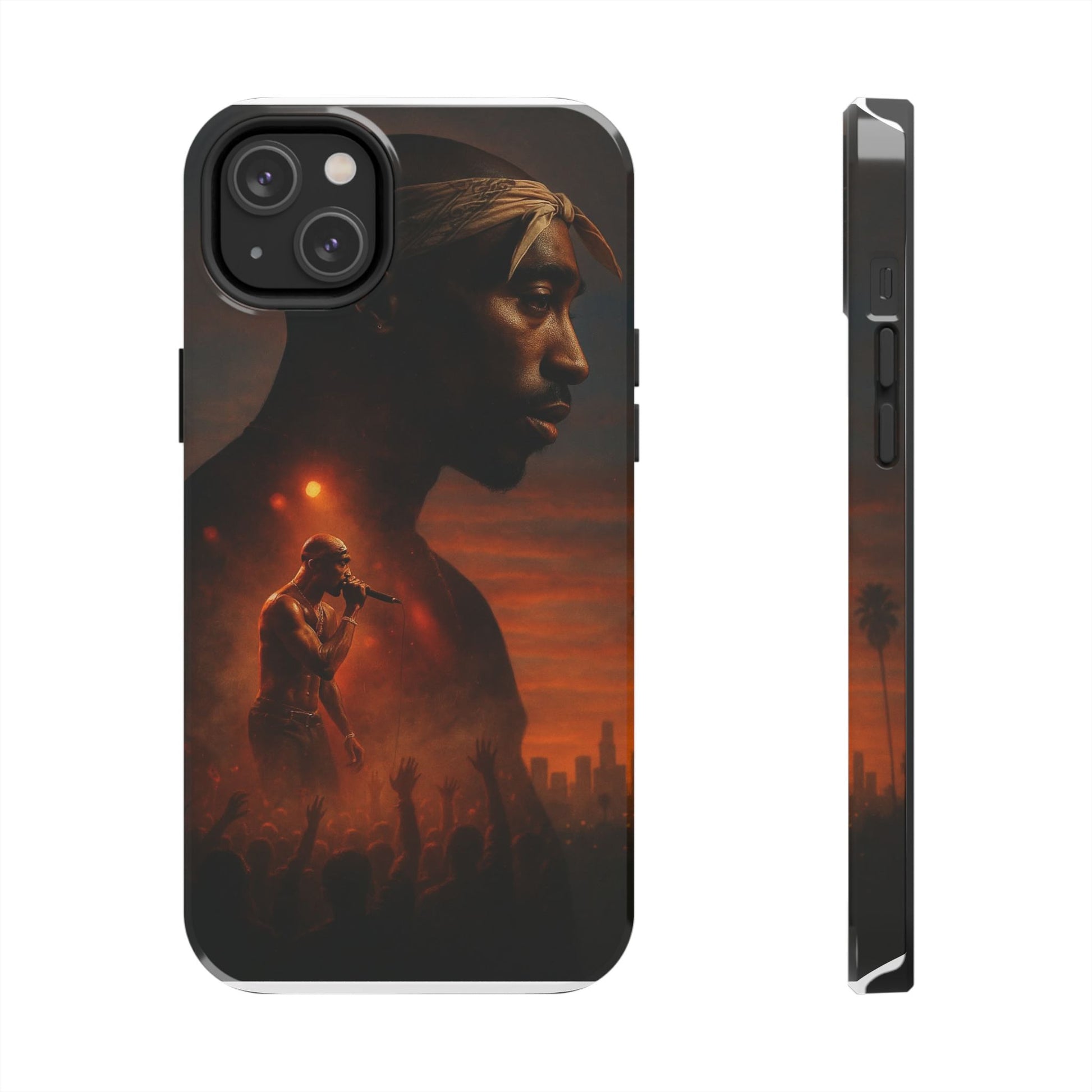 Tough Phone Case Featuring Iconic Rap Legend, Durable Phone Cover, Artistic Design, Adjustable Fit, 2Pac Unique Gift for Music Lovers, Hip [...]