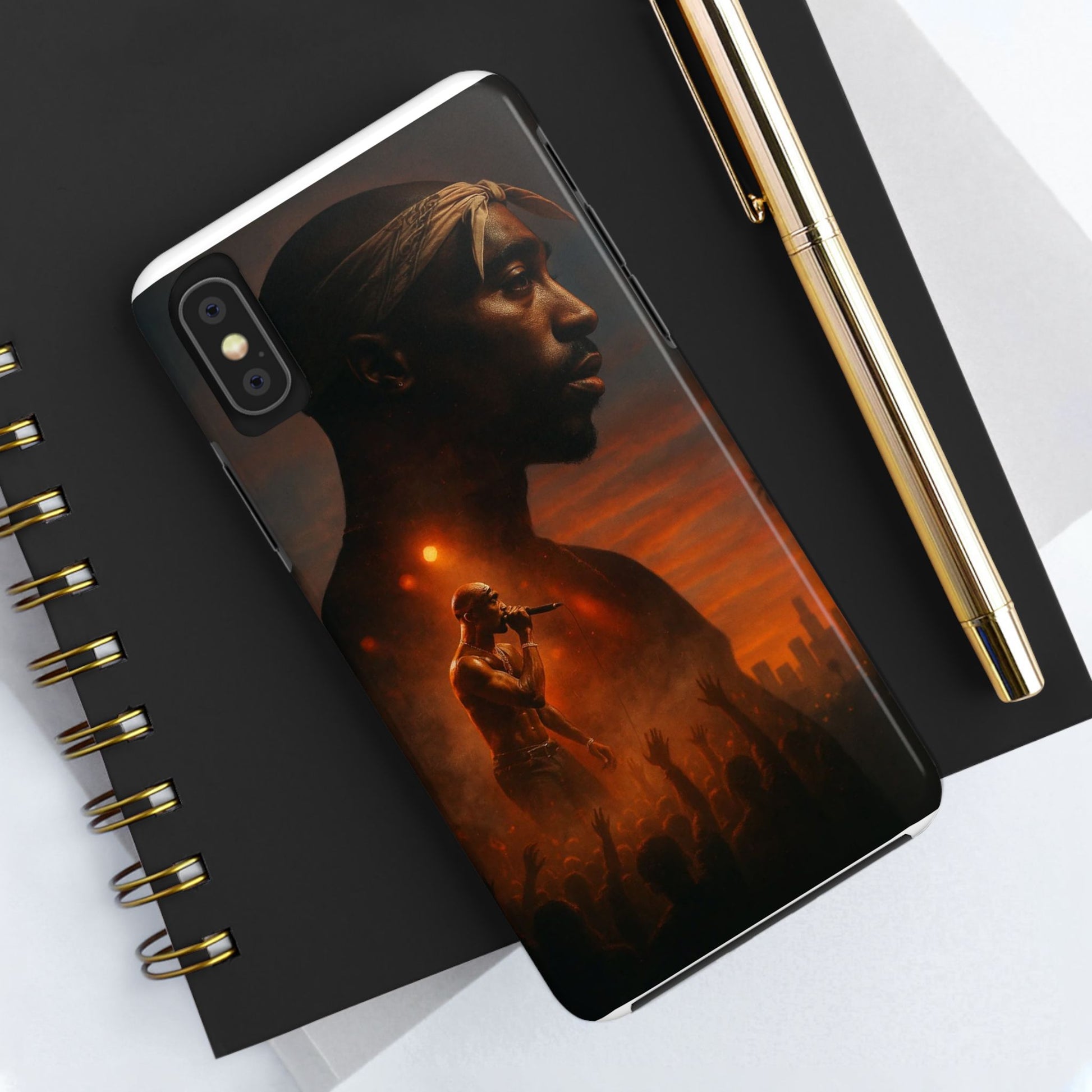 Tough Phone Case Featuring Iconic Rap Legend, Durable Phone Cover, Artistic Design, Adjustable Fit, 2Pac Unique Gift for Music Lovers, Hip [...]