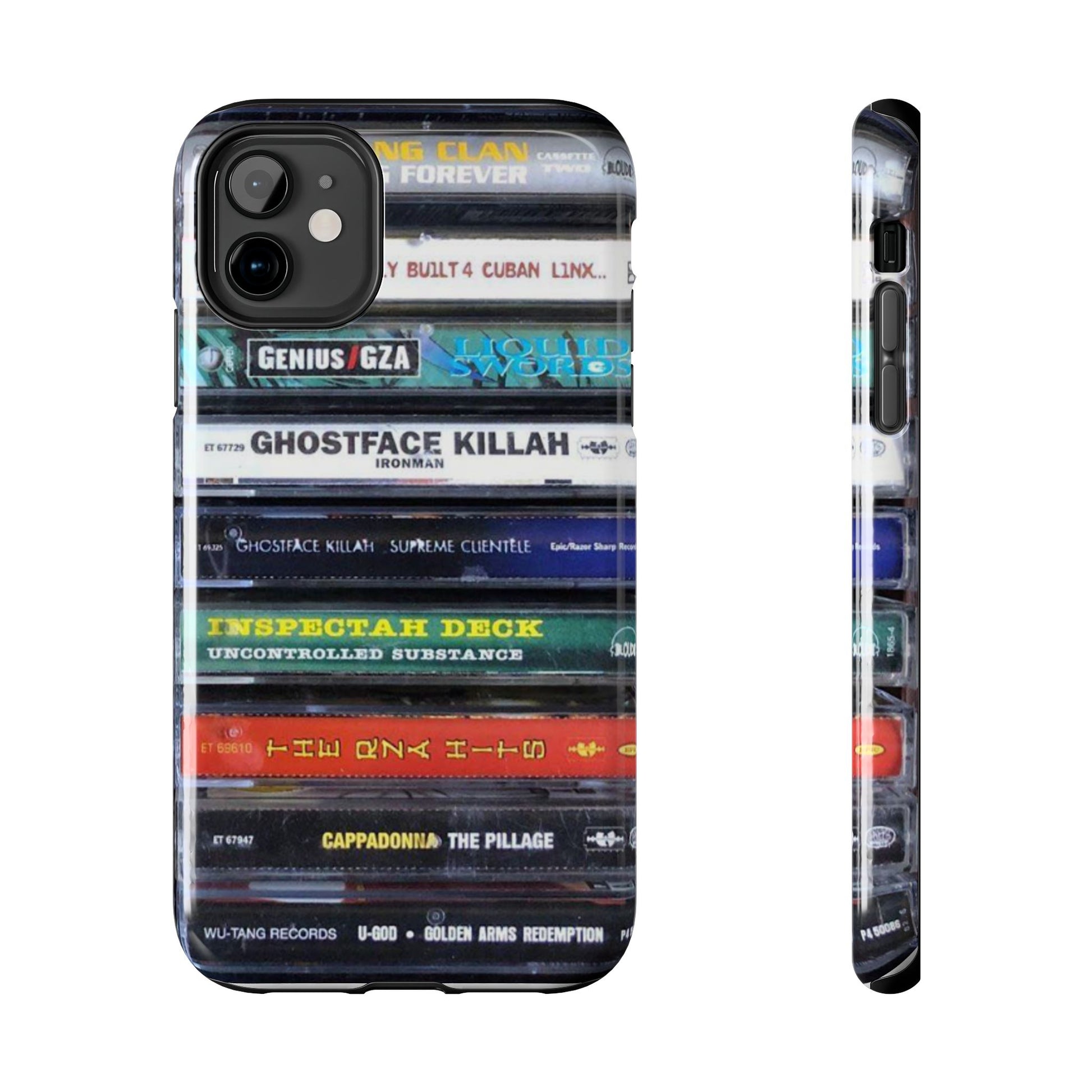 Hip Hop Music Cassette Phone Case | Tough Phone Covers for Music Lovers, Wu solo albums Gifts, Rap Phone Accessories
