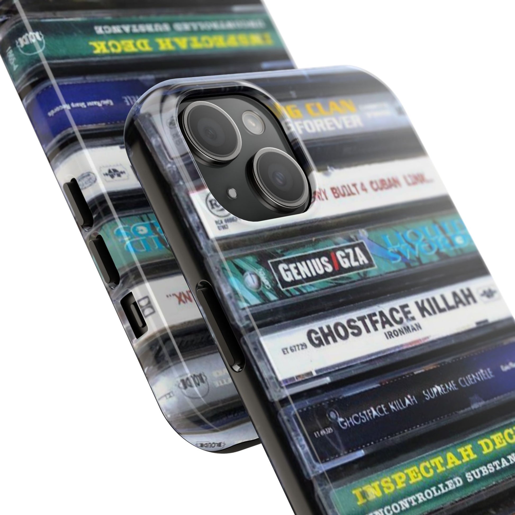 Hip Hop Music Cassette Phone Case | Tough Phone Covers for Music Lovers, Wu solo albums Gifts, Rap Phone Accessories