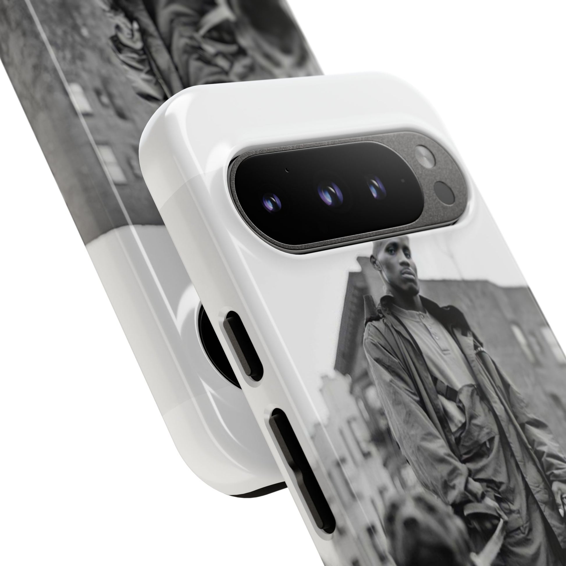 Black & White DMX Tough Phone Case, Urban Style Cover, Pet Lover Gift, Trendy Cell Phone Accessory, Durable Protection