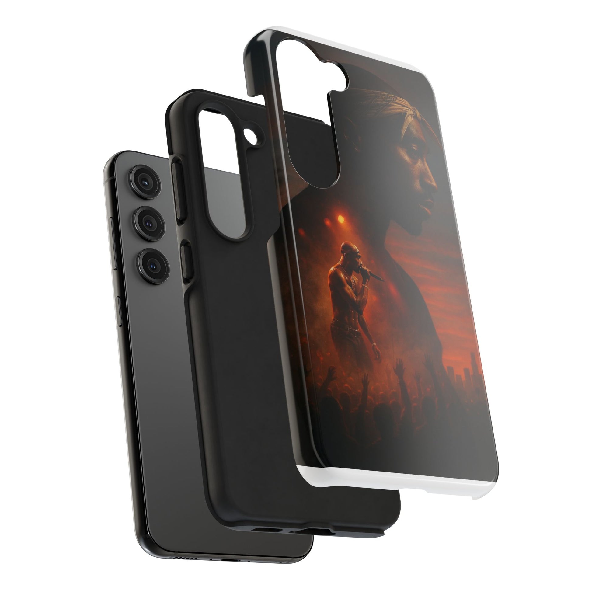 Tough Phone Case Featuring Iconic Rap Legend, Durable Phone Cover, Artistic Design, Adjustable Fit, 2Pac Unique Gift for Music Lovers, Hip [...]