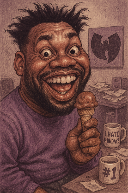 Raekwon Caricature - Wu Tang Abbott – Digital Art Print (Instant Download)