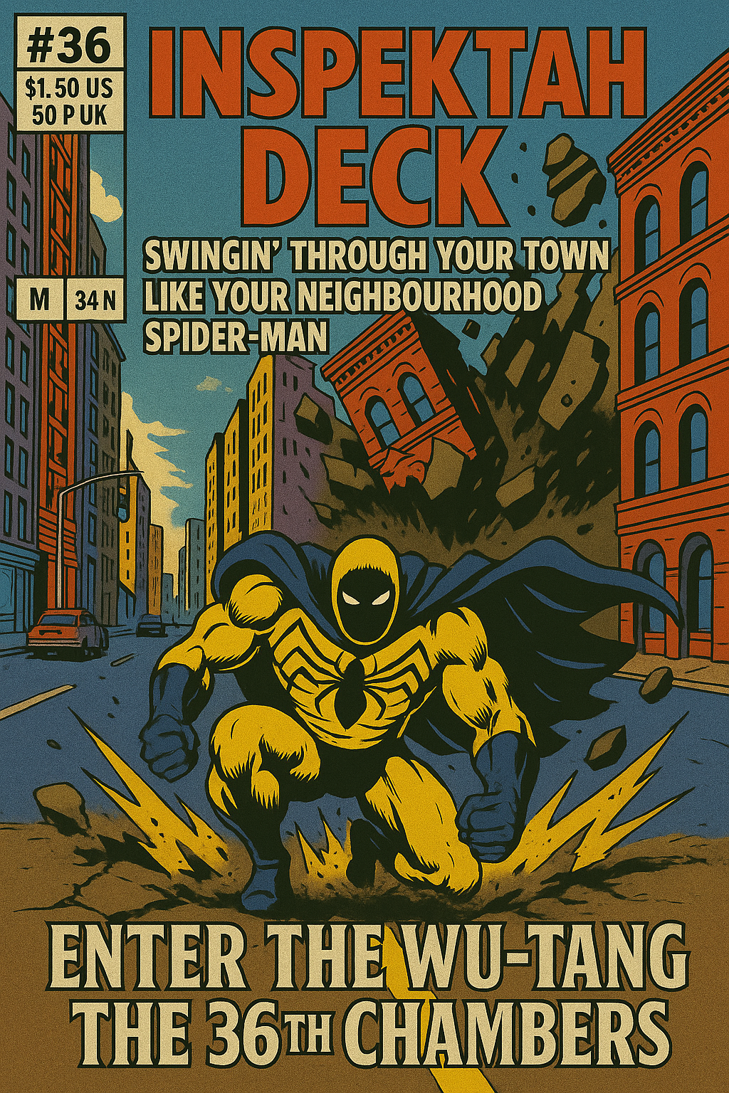 Wu Tang Clan comics cover – Inspektah Deck - Digital Art Print (Instant Download)