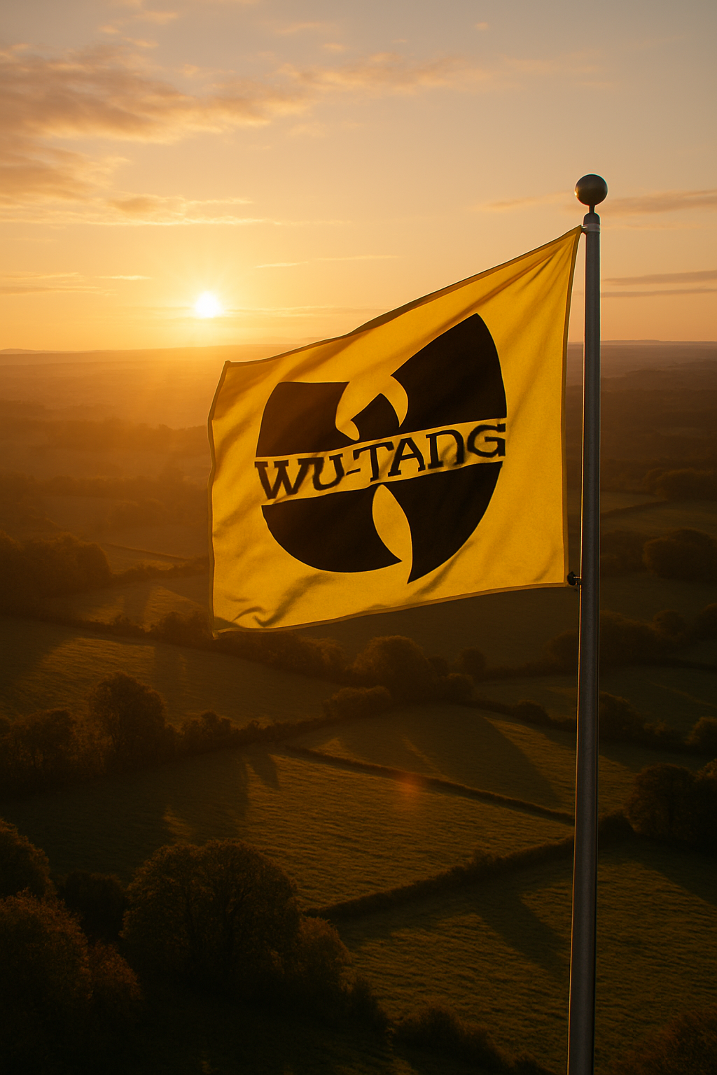 Hip Hop Legend Poster - Wu Tang flag - Wu tang Clan Digital Download - Digital Print