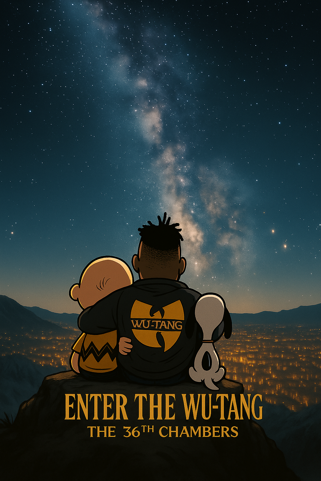 Hip Hop Legend Poster - Charlie brown and ODB Forever - Wu Tang - Wu tang Clan Digital Download - Digital Print