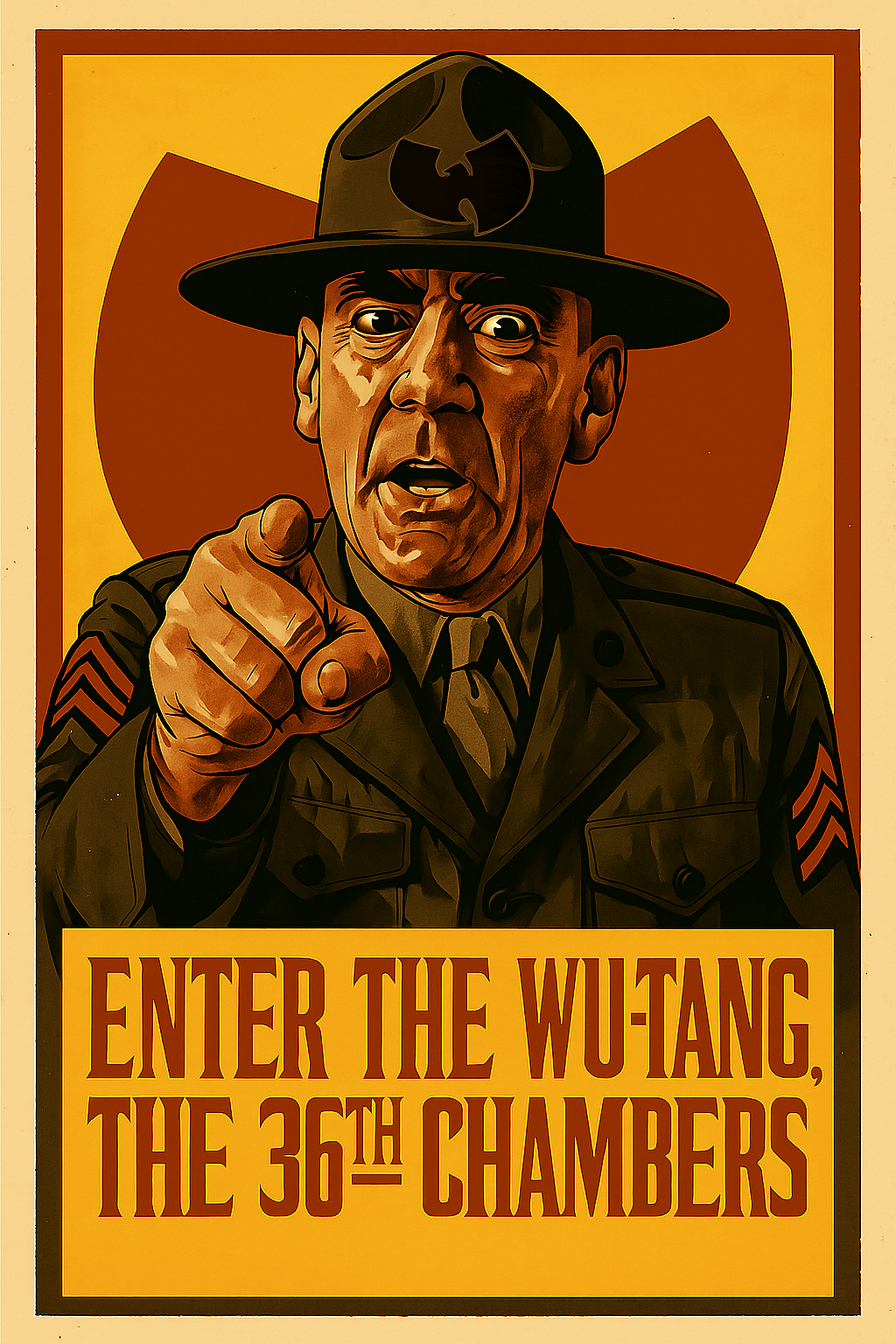 Join the Wu tang army Poster - Iconic Wu Tang Artwork - Digital Download - Digital Print