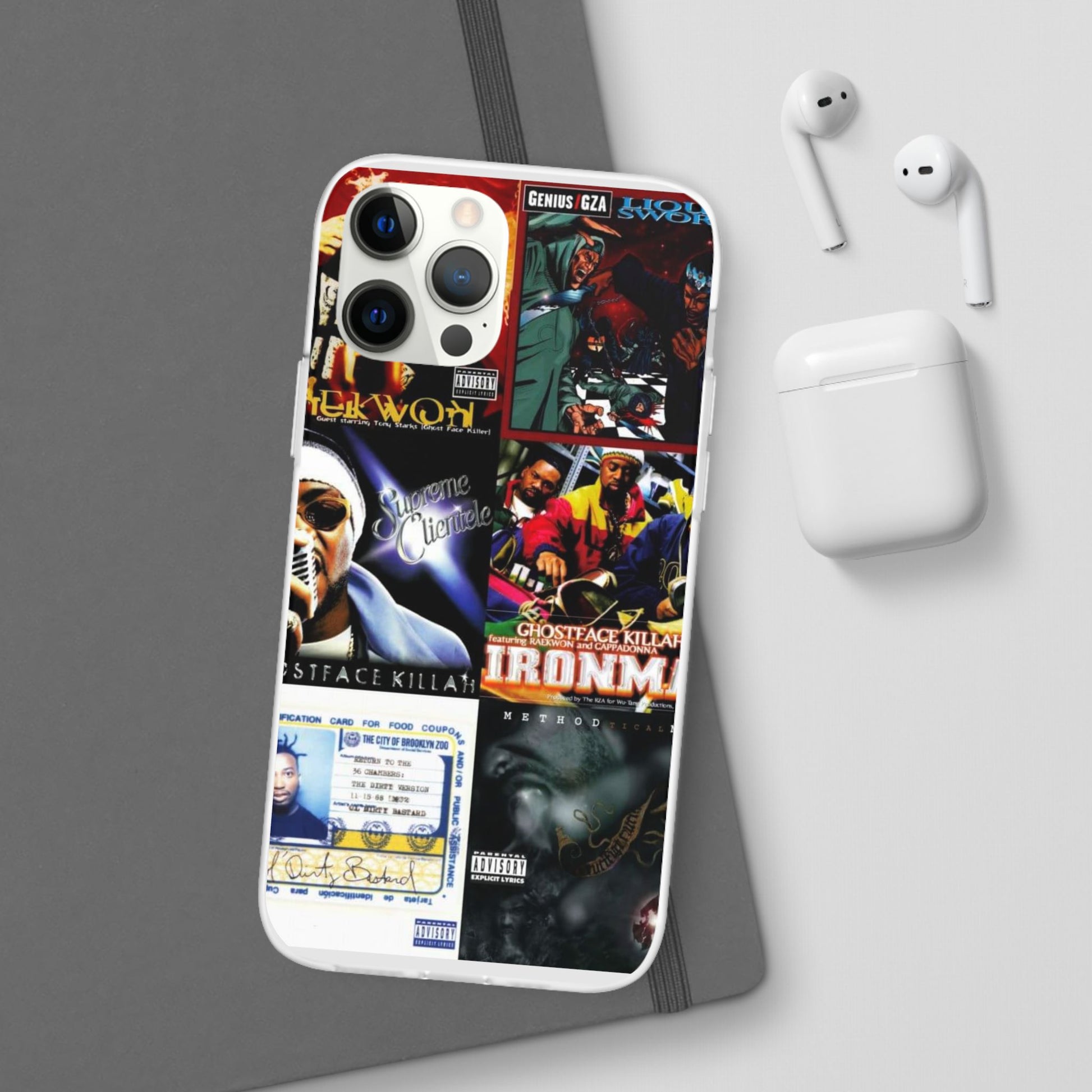 Hip-Hop Album Art Flexi Cases | Unique Phone Case, Music Lover Gift, Wu Tang Stylish Accessories, Personalized Phone Cover, Urban Culture Decor