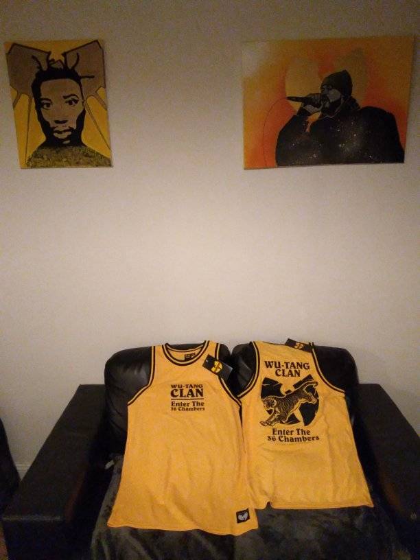 Wu Tang Clan Top Tank, Black & Yellow