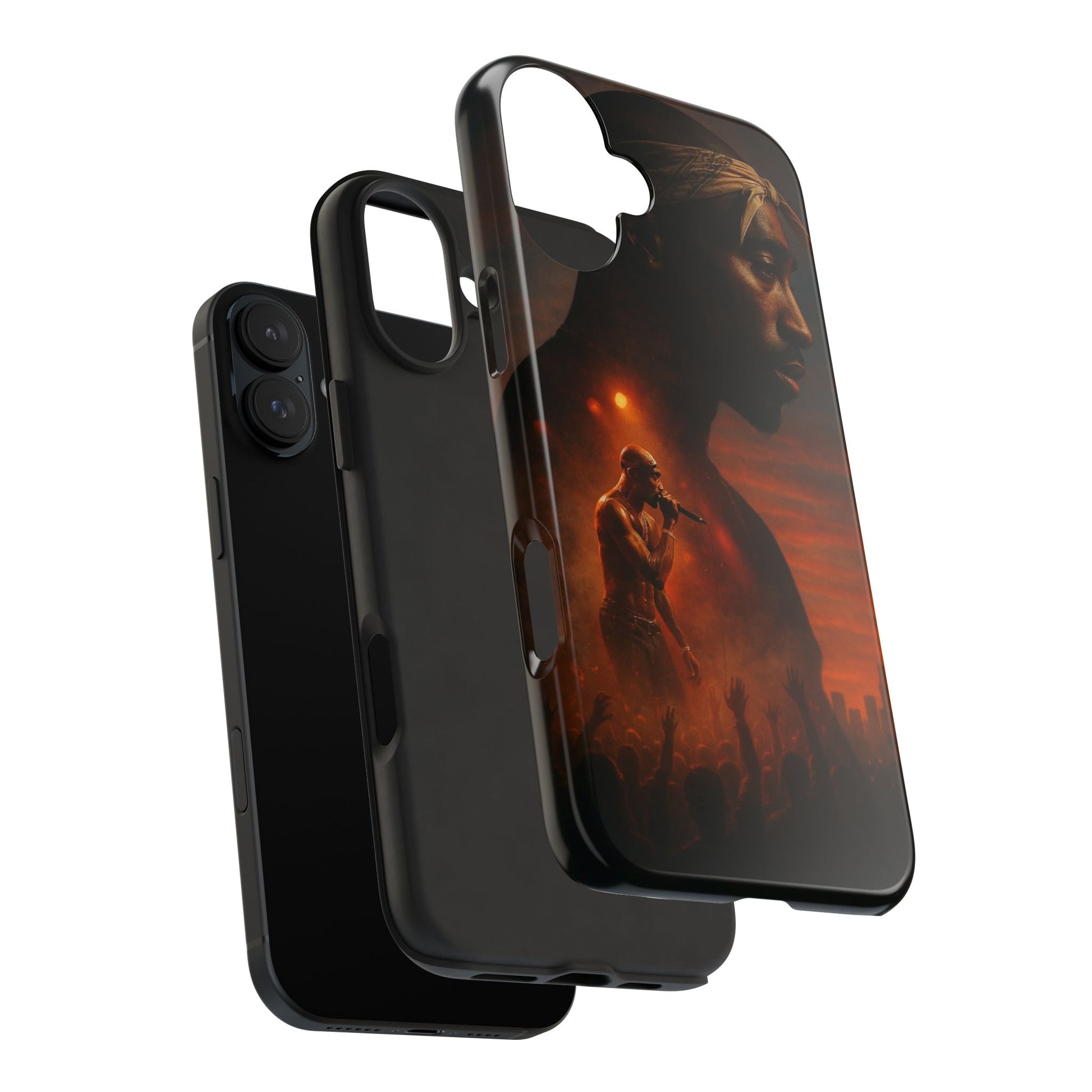Tough Phone Case Featuring Iconic Rap Legend, Durable Phone Cover, Artistic Design, Adjustable Fit, 2Pac Unique Gift for Music Lovers, Hip [...]