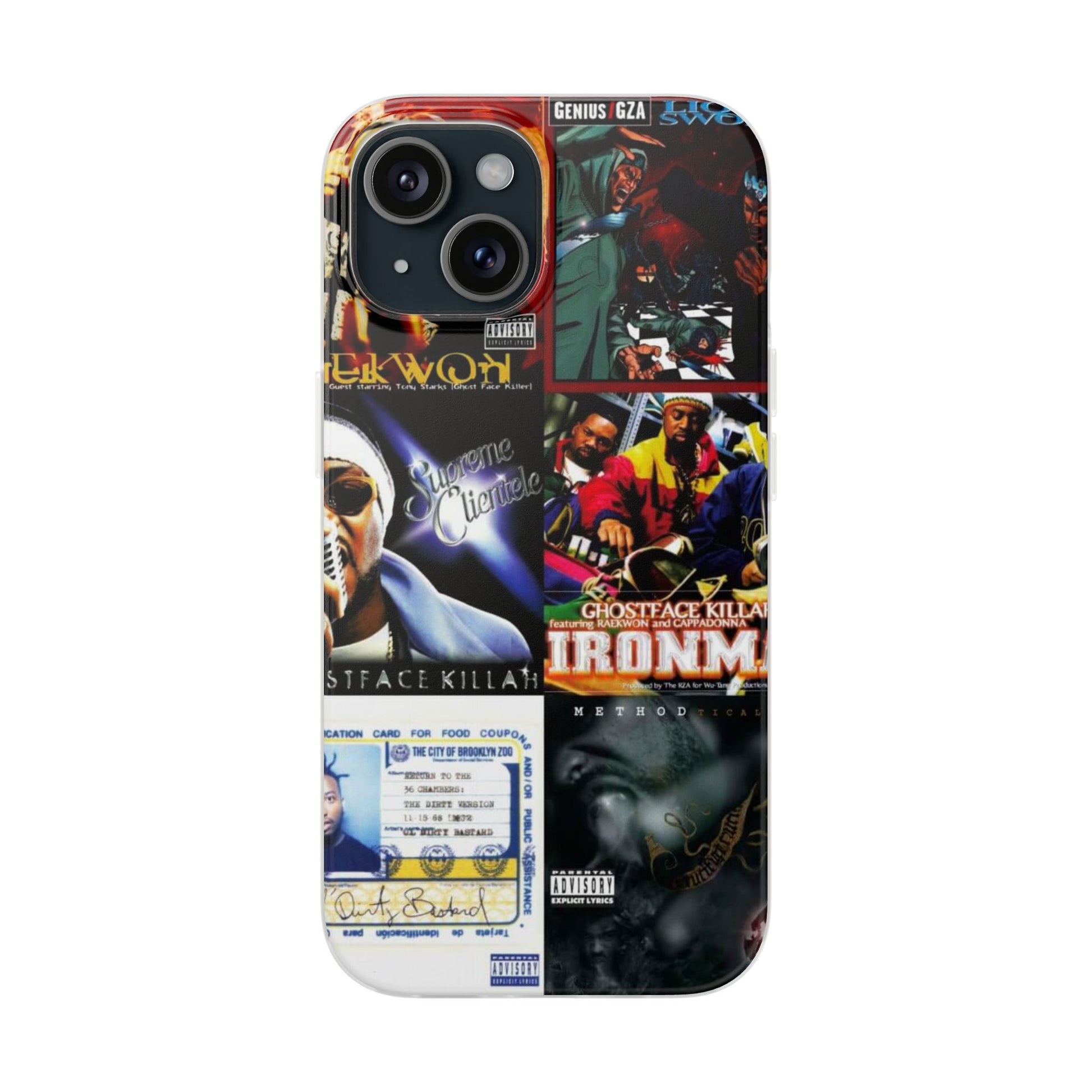 Hip-Hop Album Art Flexi Cases | Unique Phone Case, Music Lover Gift, Wu Tang Stylish Accessories, Personalized Phone Cover, Urban Culture Decor