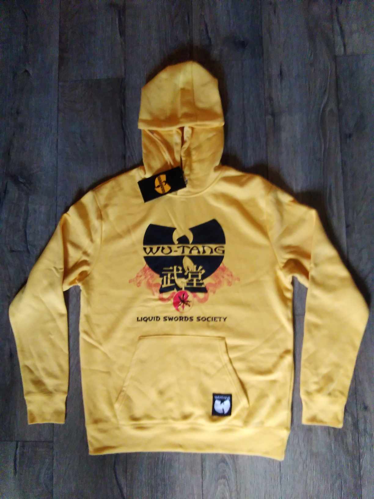 Wu Tang Clan hoodie Liquid swords Society - Yellow