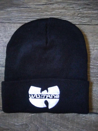 Wu-Tang Clan Beanie Hat - Black and White