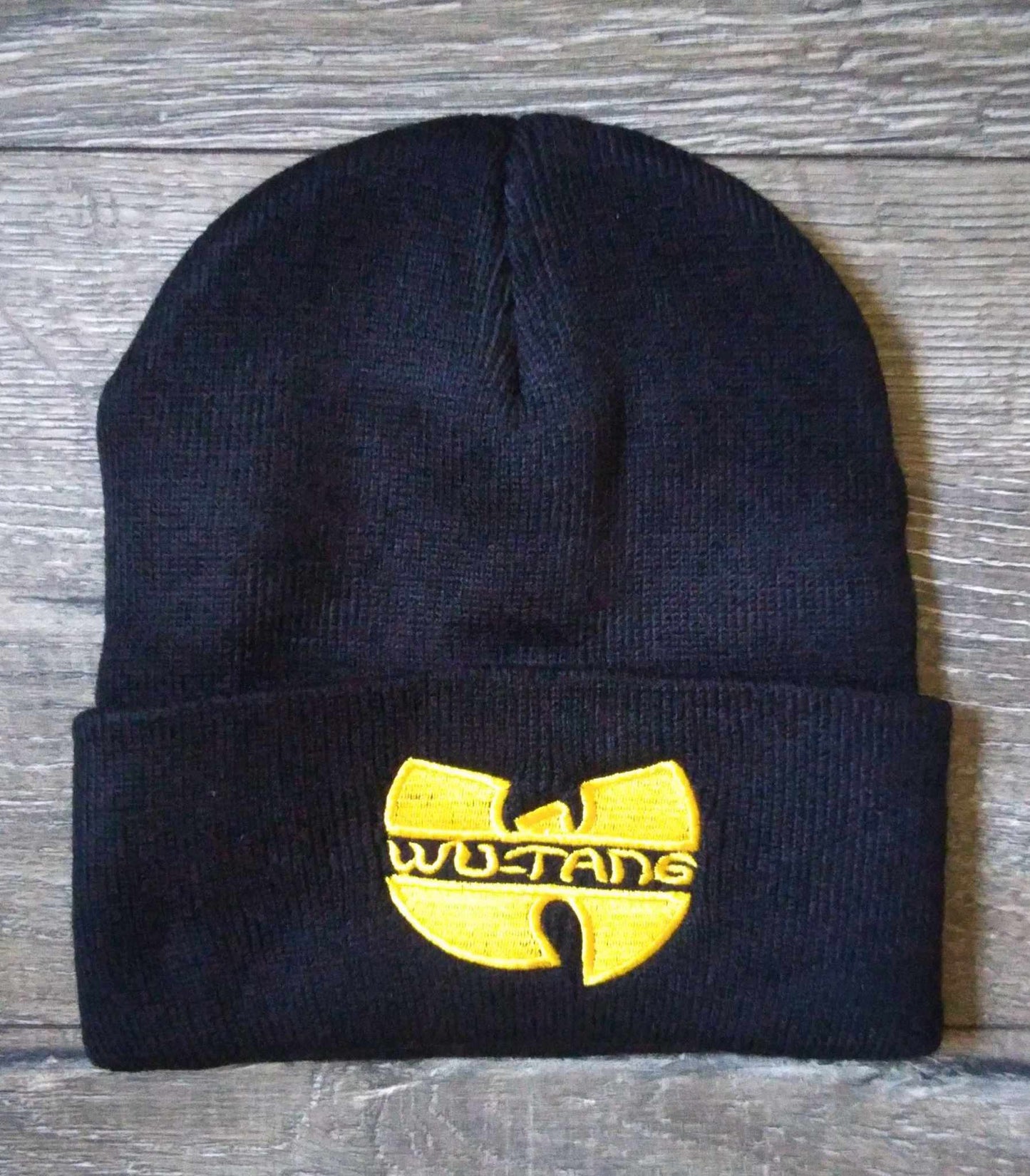 Beanie Hat Wu-Tang Clan - Black and Yellow/Gold