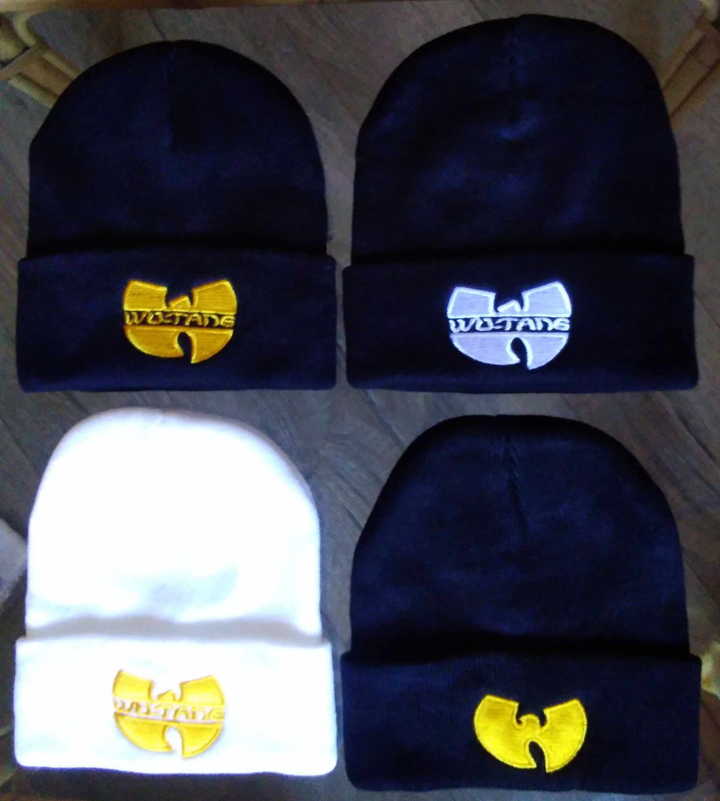 Beanie Hat Wu-Tang Clan - Black and Yellow/Gold