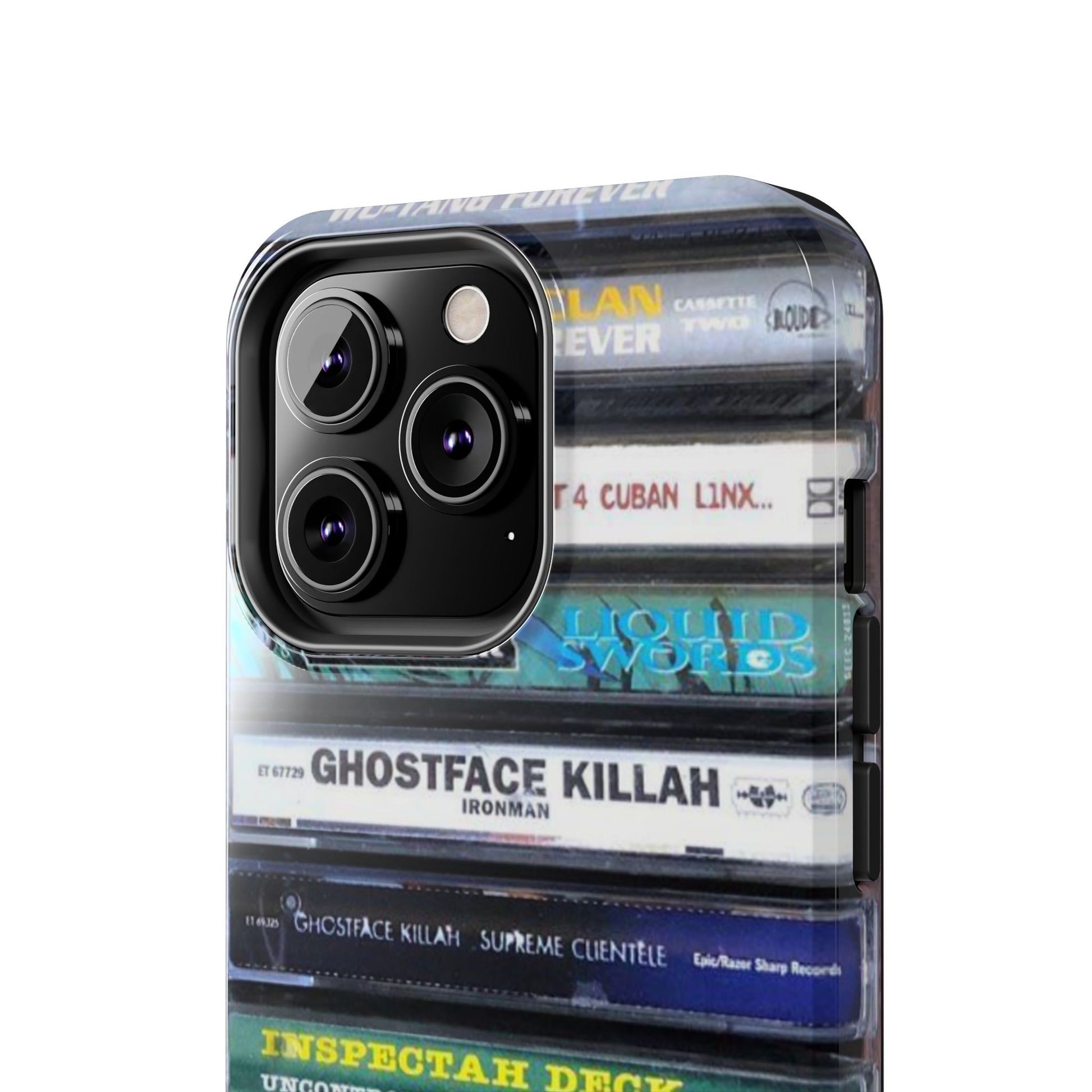 Hip Hop Music Cassette Phone Case | Tough Phone Covers for Music Lovers, Wu solo albums Gifts, Rap Phone Accessories