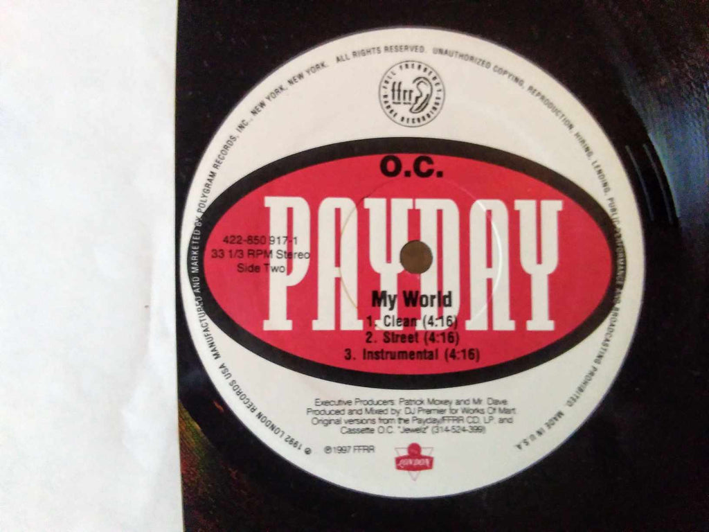 OC "Far from yours" Con Yvette Michelle/ Disco de vinilo "My World" - Primera edición original 1997