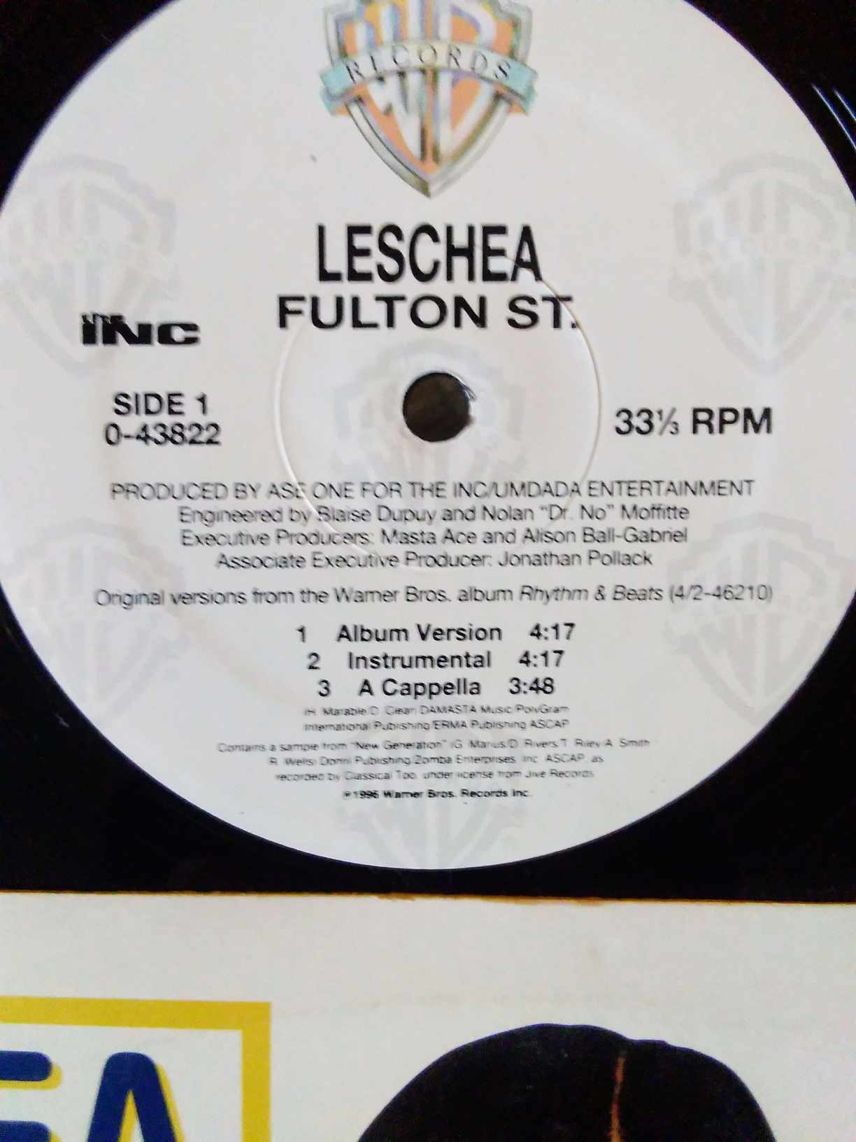 Disco de vinilo Leschea Fulton St. - Primera edición 1996