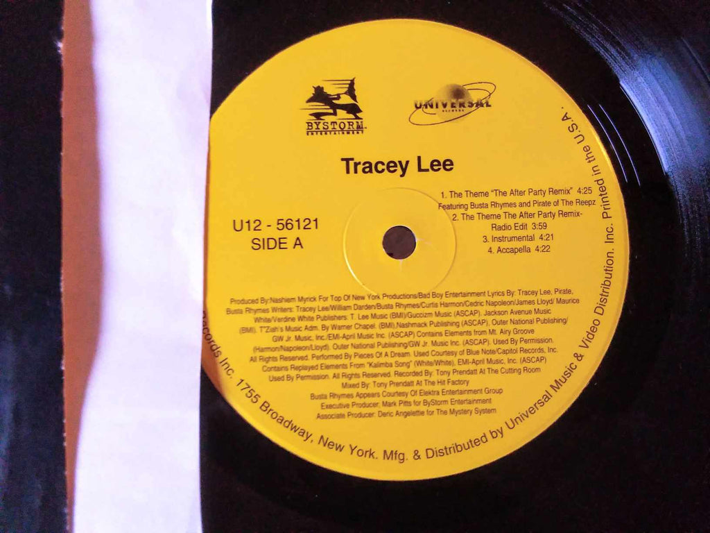 Tracey Lee, The Theme (The Afterparty Remix) Disco de vinilo - Primera edición 1997