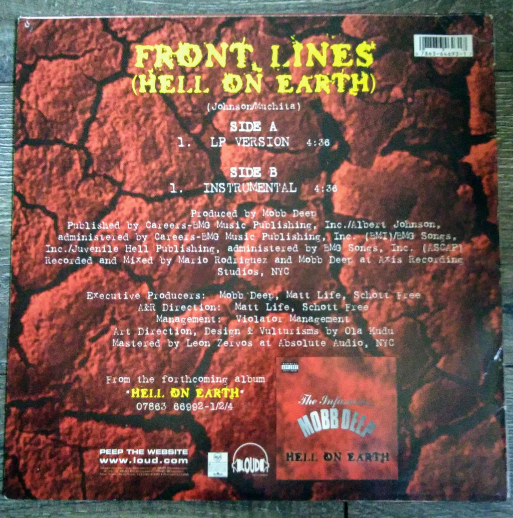 Mobb Deep Front Lines (L’Enfer sur Terre) Disque vinyle - Premier pressage 1996