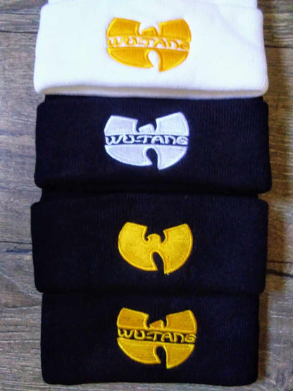 Wu-Tang Clan Beanie Hat - Black & Yellow/Gold