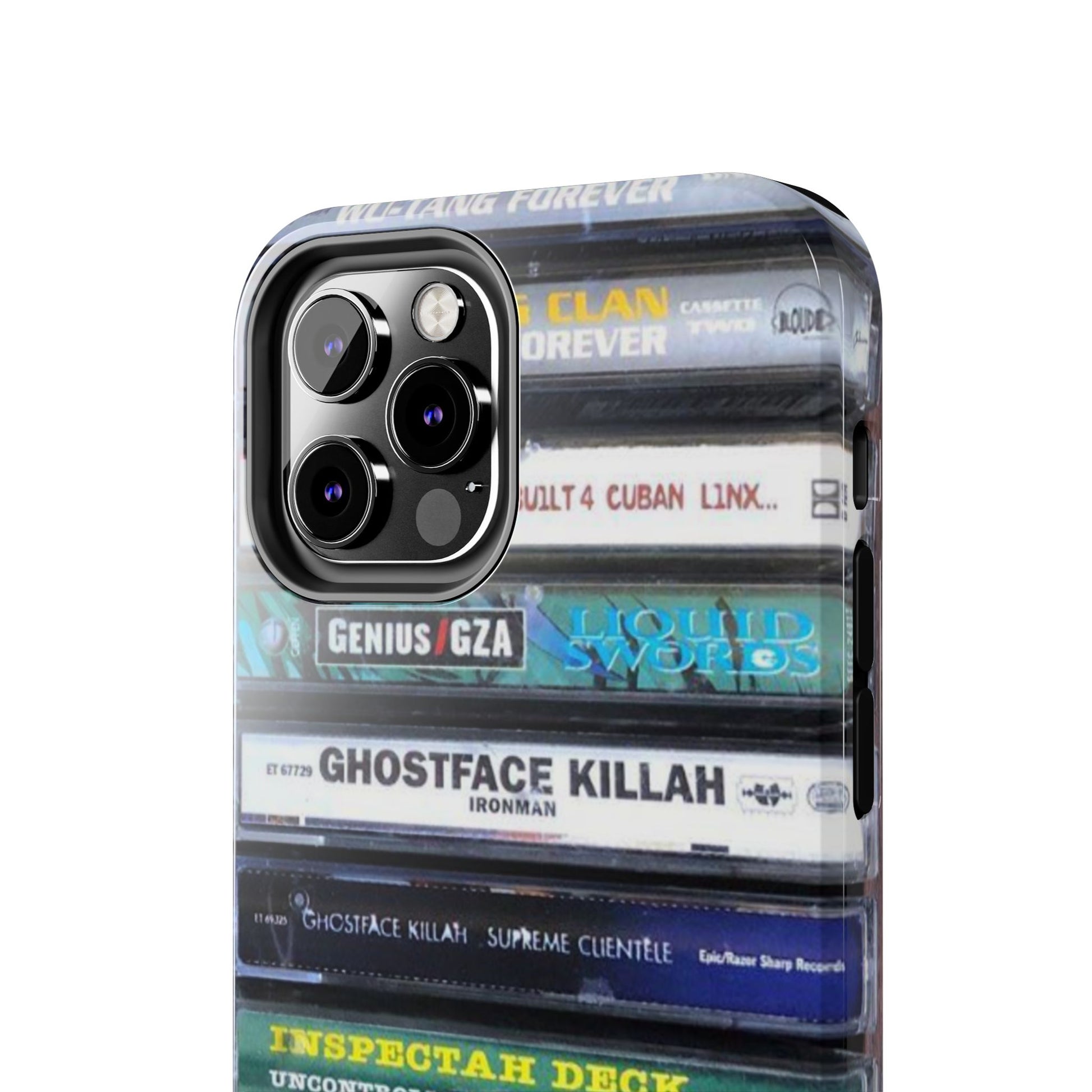 Hip Hop Music Cassette Phone Case | Tough Phone Covers for Music Lovers, Wu solo albums Gifts, Rap Phone Accessories