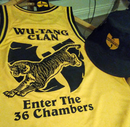 Wu Tang Clan Top Tank, Black & Yellow