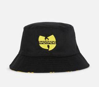 Wu Tang Clan Reversible Classic Logo Bucket Hat - Black & Yellow