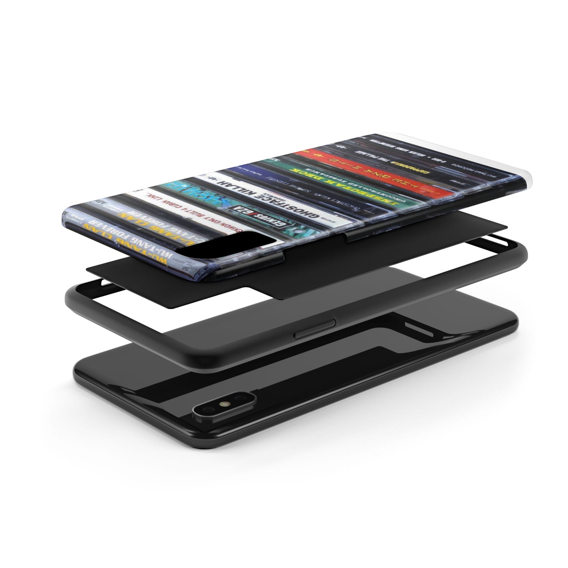 Hip Hop Music Cassette Phone Case | Tough Phone Covers for Music Lovers, Wu solo albums Gifts, Rap Phone Accessories