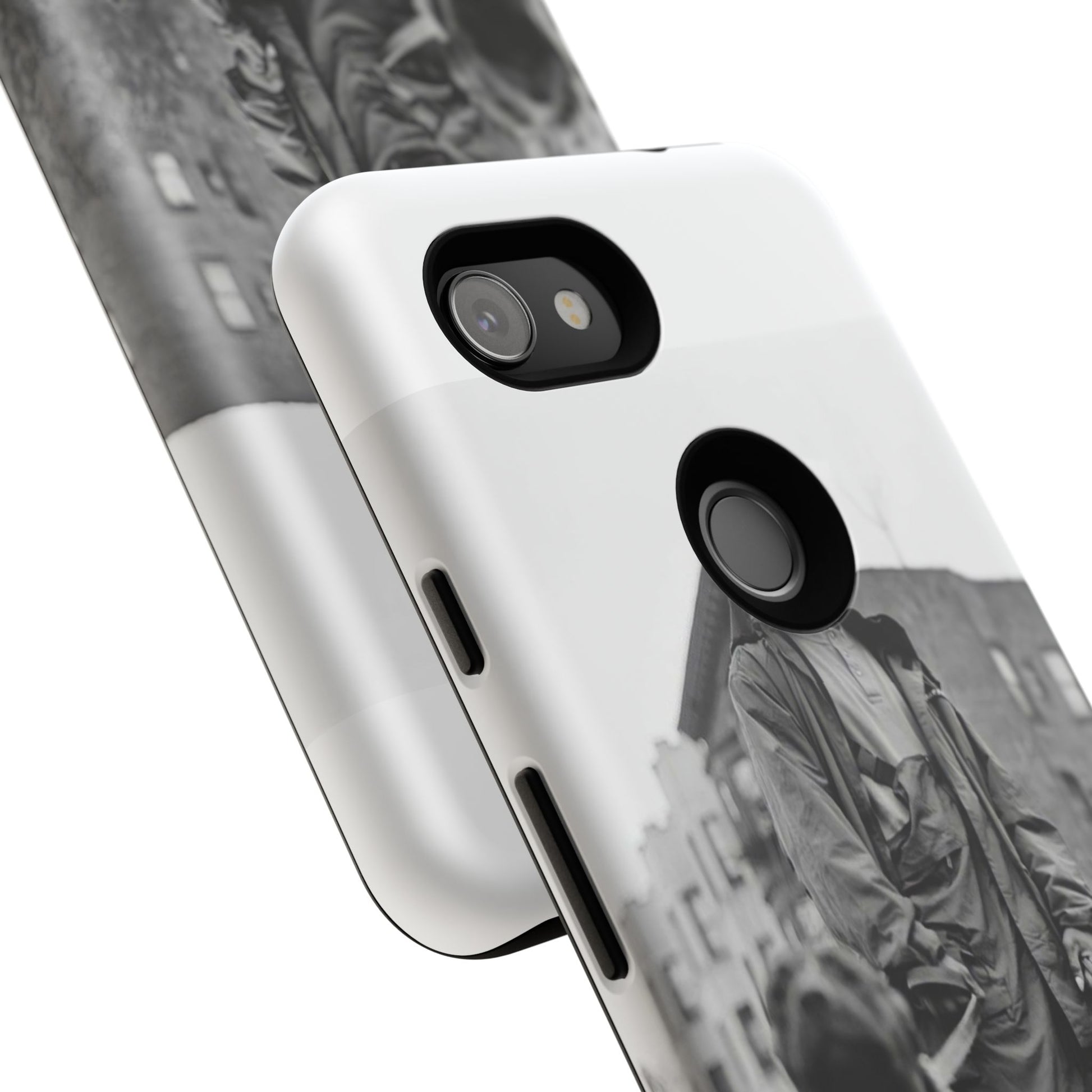 Black & White DMX Tough Phone Case, Urban Style Cover, Pet Lover Gift, Trendy Cell Phone Accessory, Durable Protection