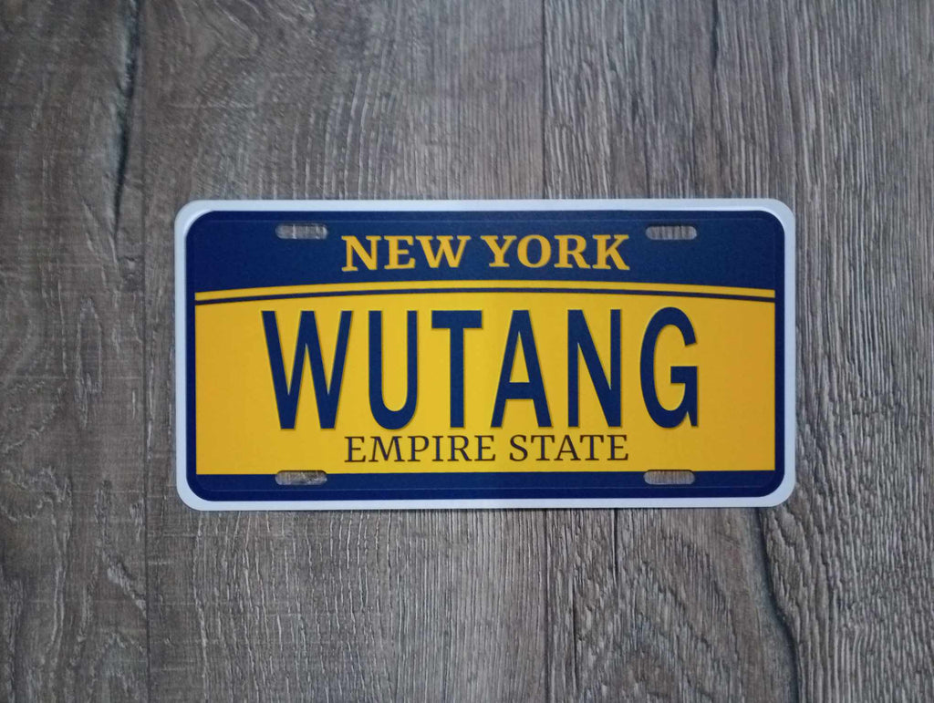 New York Wu Tang Empire State License Plate