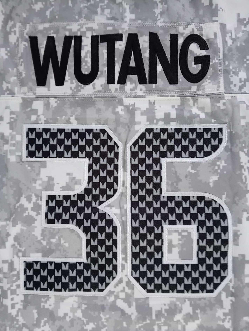 Wu Tang Clan camouflage football jersey - The 36 Chambers edition