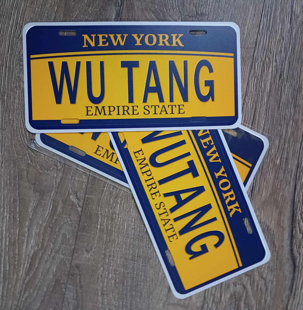 New York Wu Tang Empire State License Plate