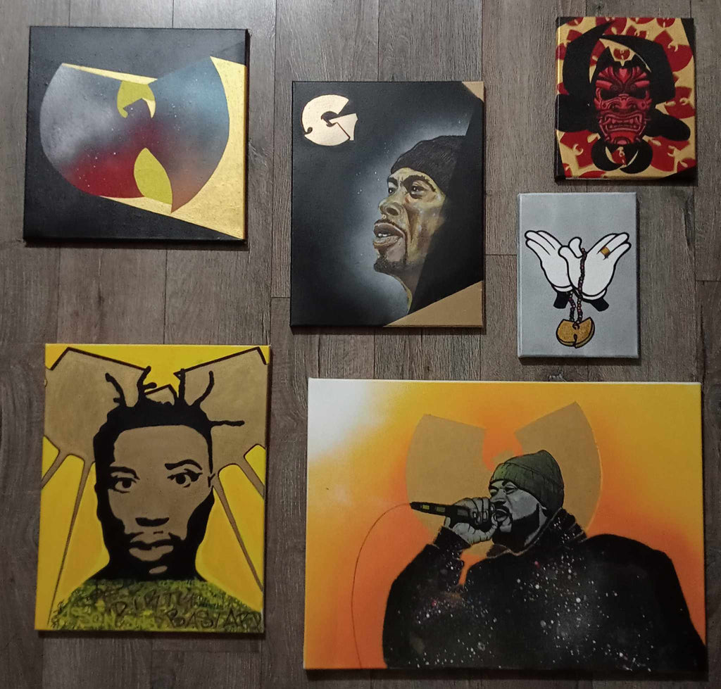 Ghostface Killah original canvas - 'Rise of a Killah'