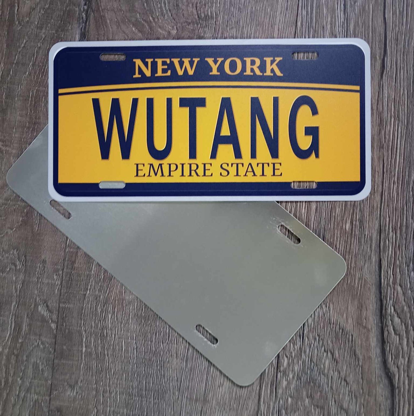 New York Wu Tang Empire State License Plate