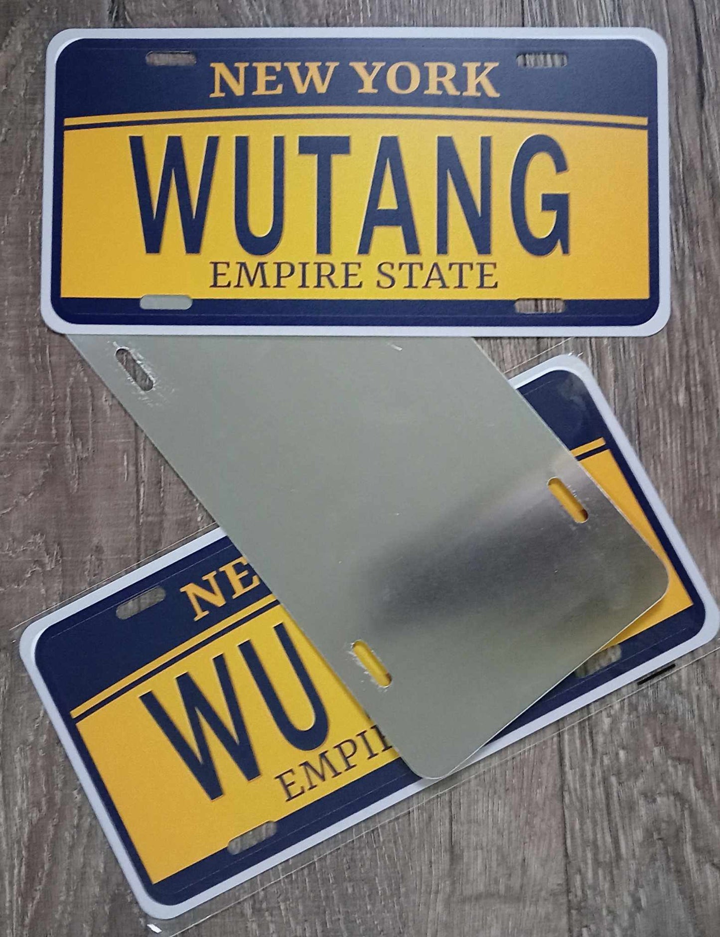 New York Wu Tang Empire State License Plate