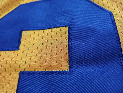 Wu Tang blue and gold football jersey - The 36 Chambers edition