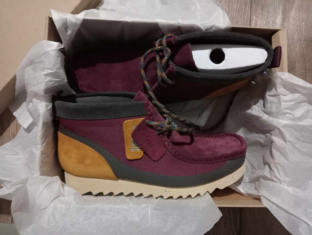 Original Clarks Wallabies FTRE Burgundy