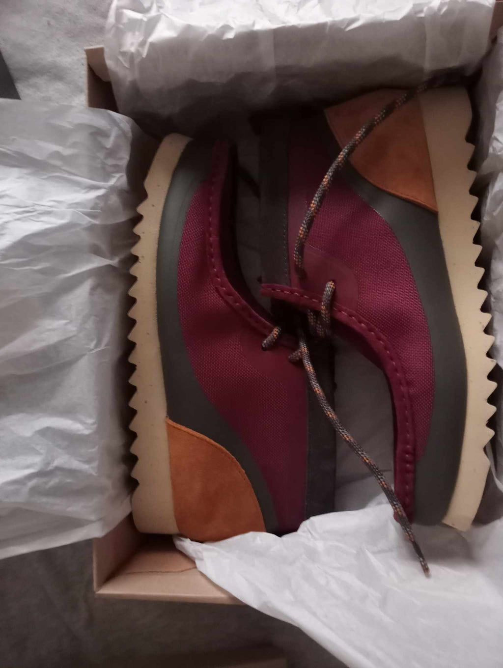 Original Clarks Wallabies FTRE Burgundy