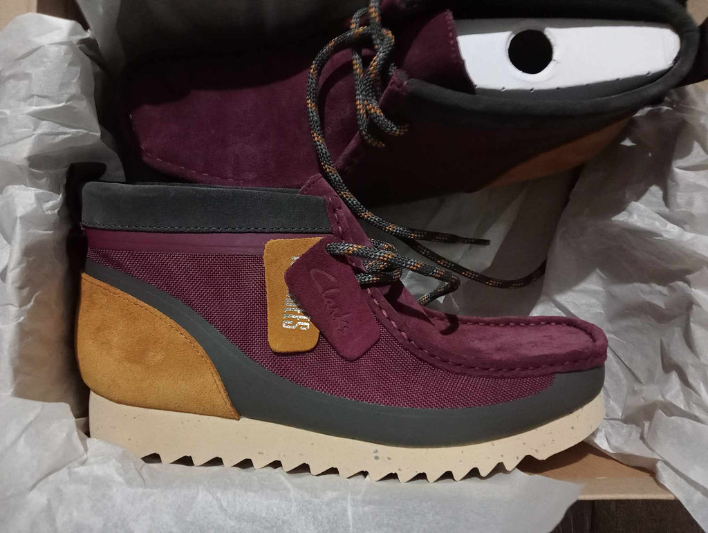 Original Clarks Wallabies FTRE Burgundy