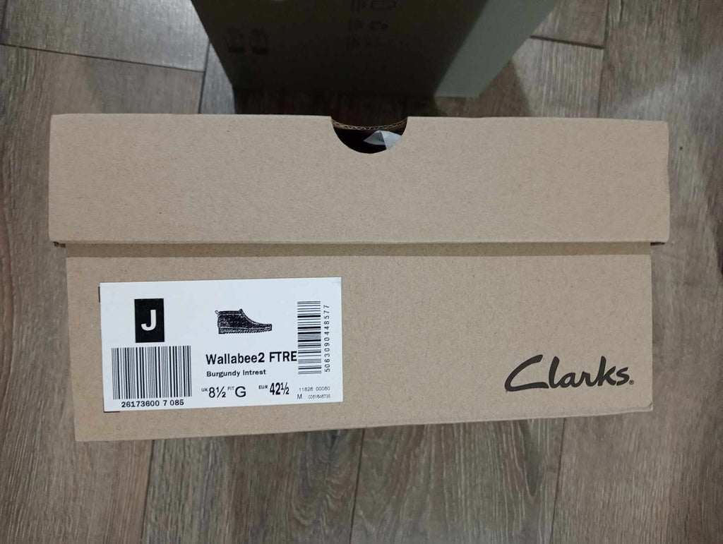 Original Clarks Wallabies FTRE Burgundy
