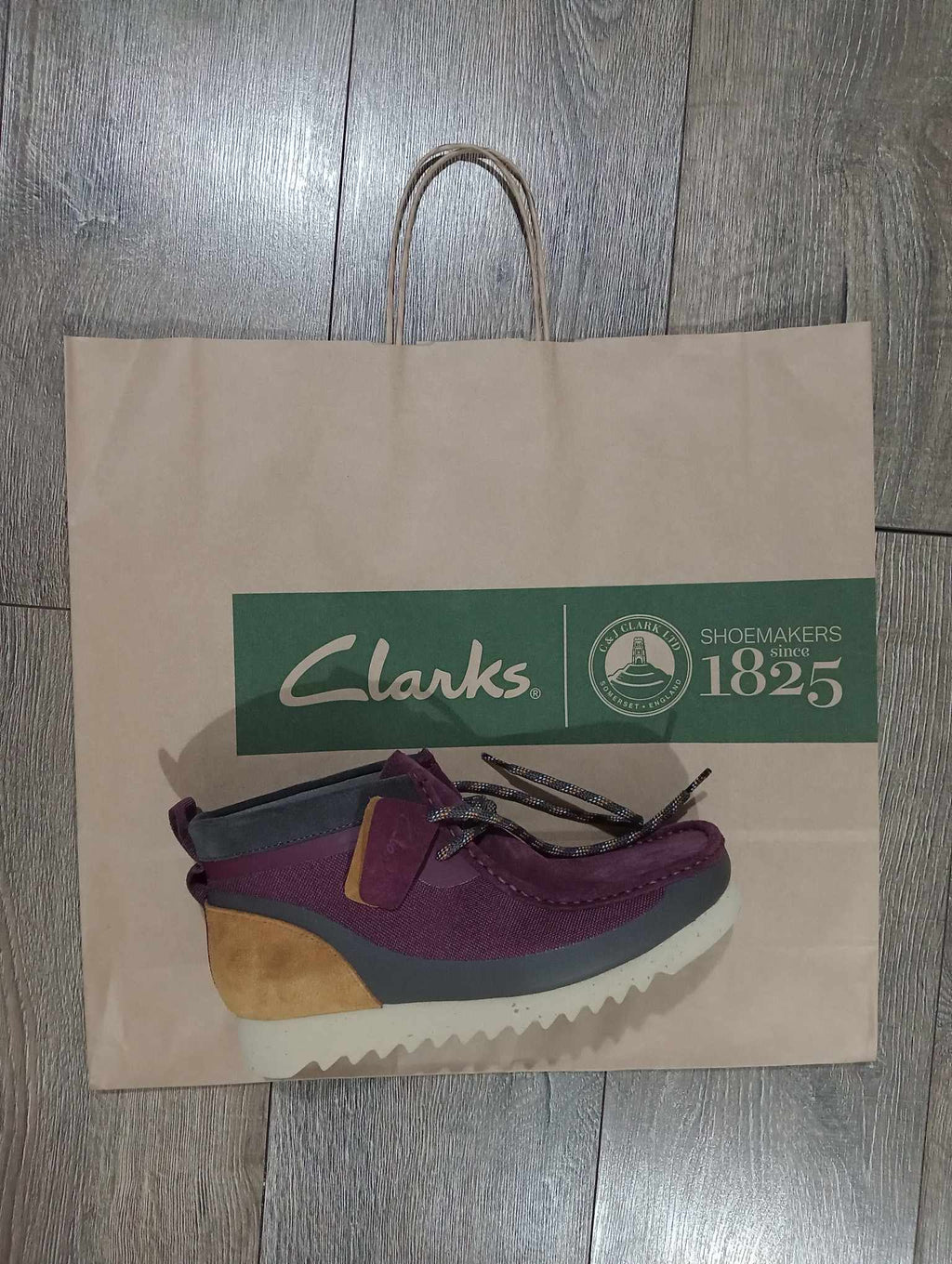 Original Clarks Wallabies FTRE Burgundy