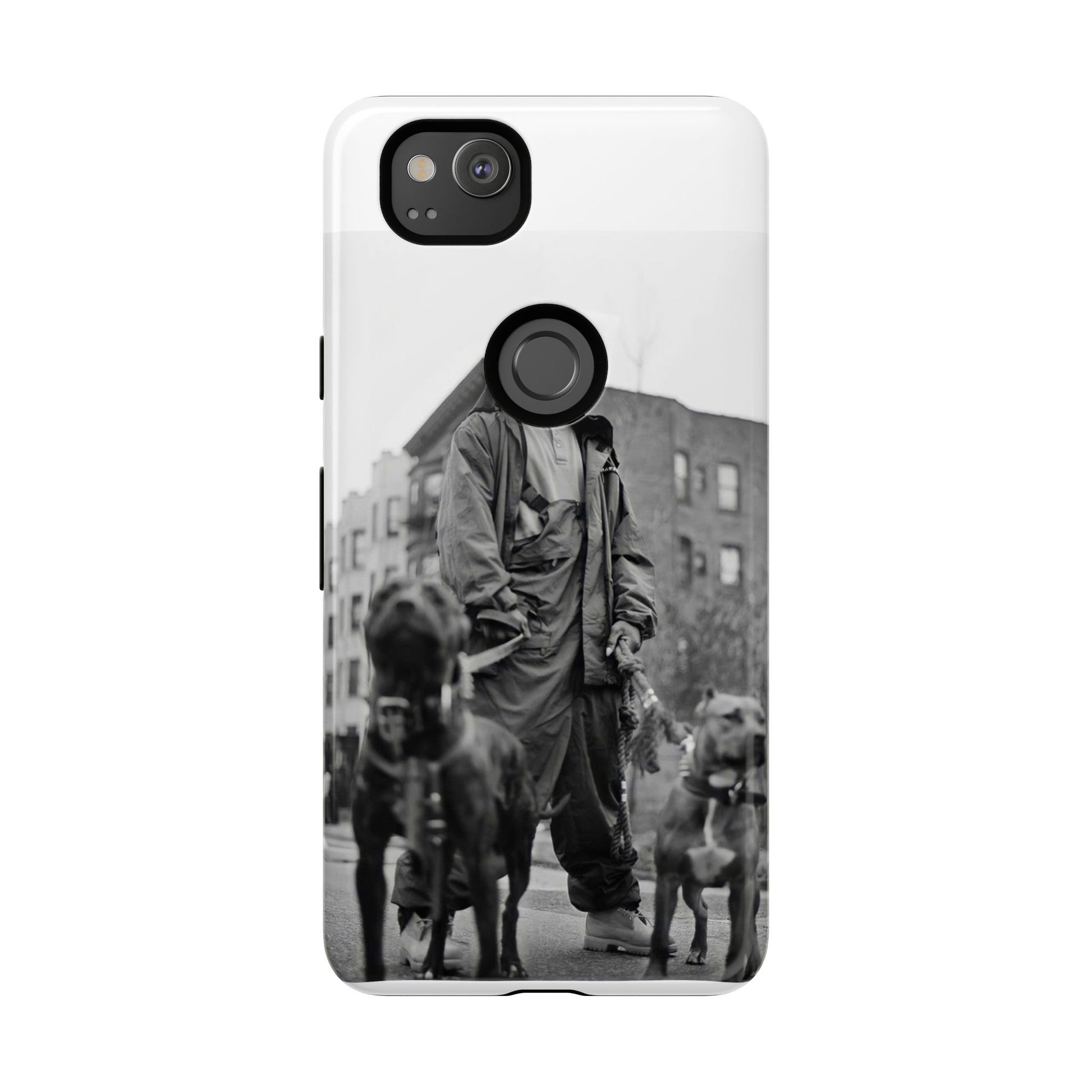 Black & White DMX Tough Phone Case, Urban Style Cover, Pet Lover Gift, Trendy Cell Phone Accessory, Durable Protection