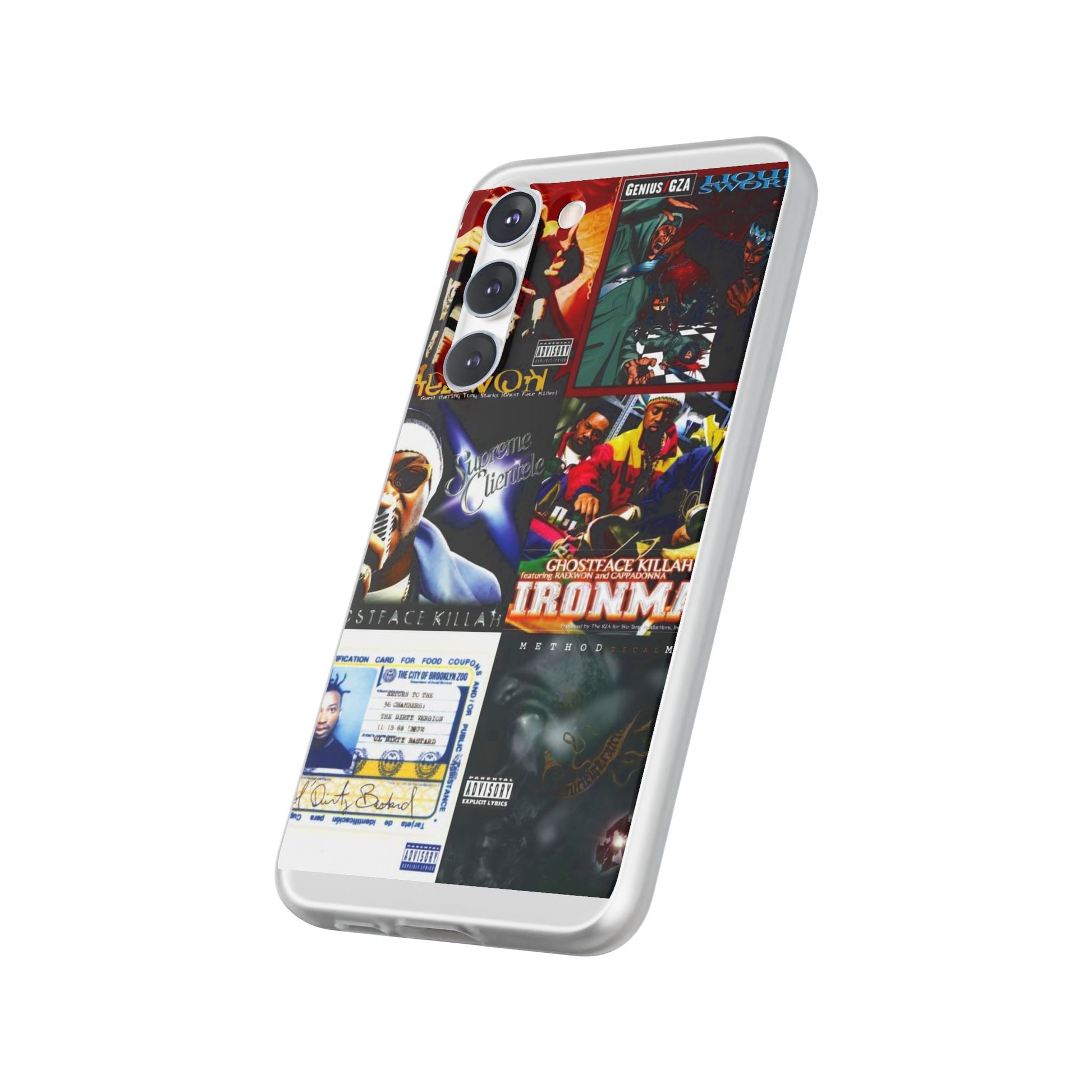 Hip-Hop Album Art Flexi Cases | Unique Phone Case, Music Lover Gift, Wu Tang Stylish Accessories, Personalized Phone Cover, Urban Culture Decor